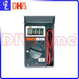 名片型數位電錶 防震 DH-123(硬殼)