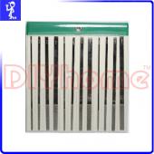 什錦鑽石銼刀組 12支組 斜刃 (A級品)