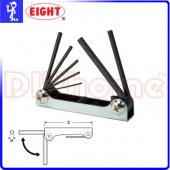 日本 EIGHT 折疊式六角板手組