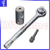 萬能套筒組 3件組 魔術萬用套筒棘輪扳手 手電鑽適用