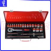 四分套筒板手組 24件組 1/2頭