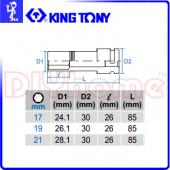 KING TONY 4405MX 六角彩色氣動輪胎套筒組 1/2 四分 3件式