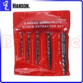 HANSON 美國強力螺絲取出器 倒牙螺絲攻 5支組 膠袋裝