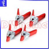 工作固定彈簧夾子 4支組