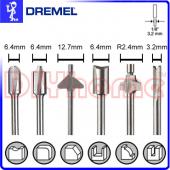 美國真美牌DREMEL 692 木工修邊刀滾磨刀組 6支組HSS
