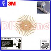 3M小旋風彩色拋光片 3000# 粉橘