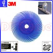 3M 旋風拋光輪 400# 湛藍 3〞(75mm) Radial Br...