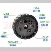 多功能噴水頭 多段調整 (洗車.澆花的好幫手)