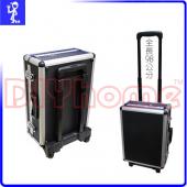 鋁箱.工具箱.儀器箱 拉車型(台灣製造) 霧黑色