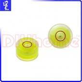 圓型水平器 水準泡 黃色 15×8mm 紅線