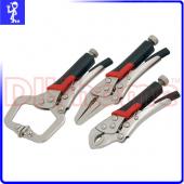 迷你萬能鉗組 3pcs 萬能鉗 C型鉗 尖口萬能鉗