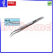 日製精密電子夾 彎嘴型