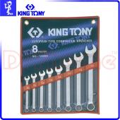 KING TONY 1208MR 梅開板手組 公制 8件組