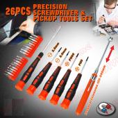 精密螺絲起子組 替換式 26pcs 附磁吸棒