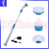清潔電動刷組 充電式 長柄 (附3入刷頭)