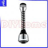 小鋼炮二段式水龍頭 加長型 360度旋轉 省水增壓轉接器