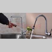 小鋼炮二段式水龍頭 加長型 360度旋轉 省水增壓轉接器