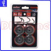 強力磁鐵掛勾 (4只裝)