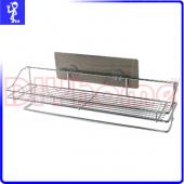 無痕式黏貼掛勾超長置物架