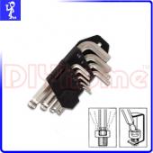 球型六角板手 9支組 短