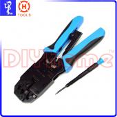 電話網路線壓著鉗(附彈簧) HT-200AR 含剝線功能 台灣製