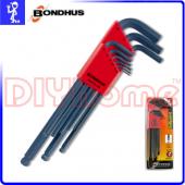 BONDHUS 10999 球型六角板手組 9支組 公制