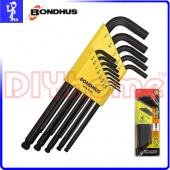 BONDHUS 10937 球型六角板手組 13支組 英制