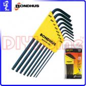 BONDHUS 10932 球型六角板手組 8支組 英制