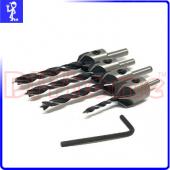 木工沉頭鑽擴孔鑽頭打孔器 4支組