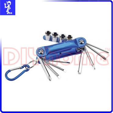 折疊式工具組 12PCS (起子.套筒)