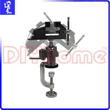 桌上型萬力 夾桌式 萬向迴轉 75mm寬