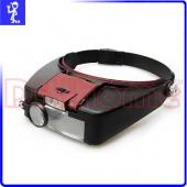 頭戴放大鏡 4種倍數 附LED燈